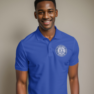 Chi Sigma Chapter Polo - Blue