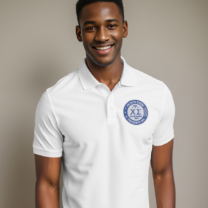 Chi Sigma Chapter Polo - White